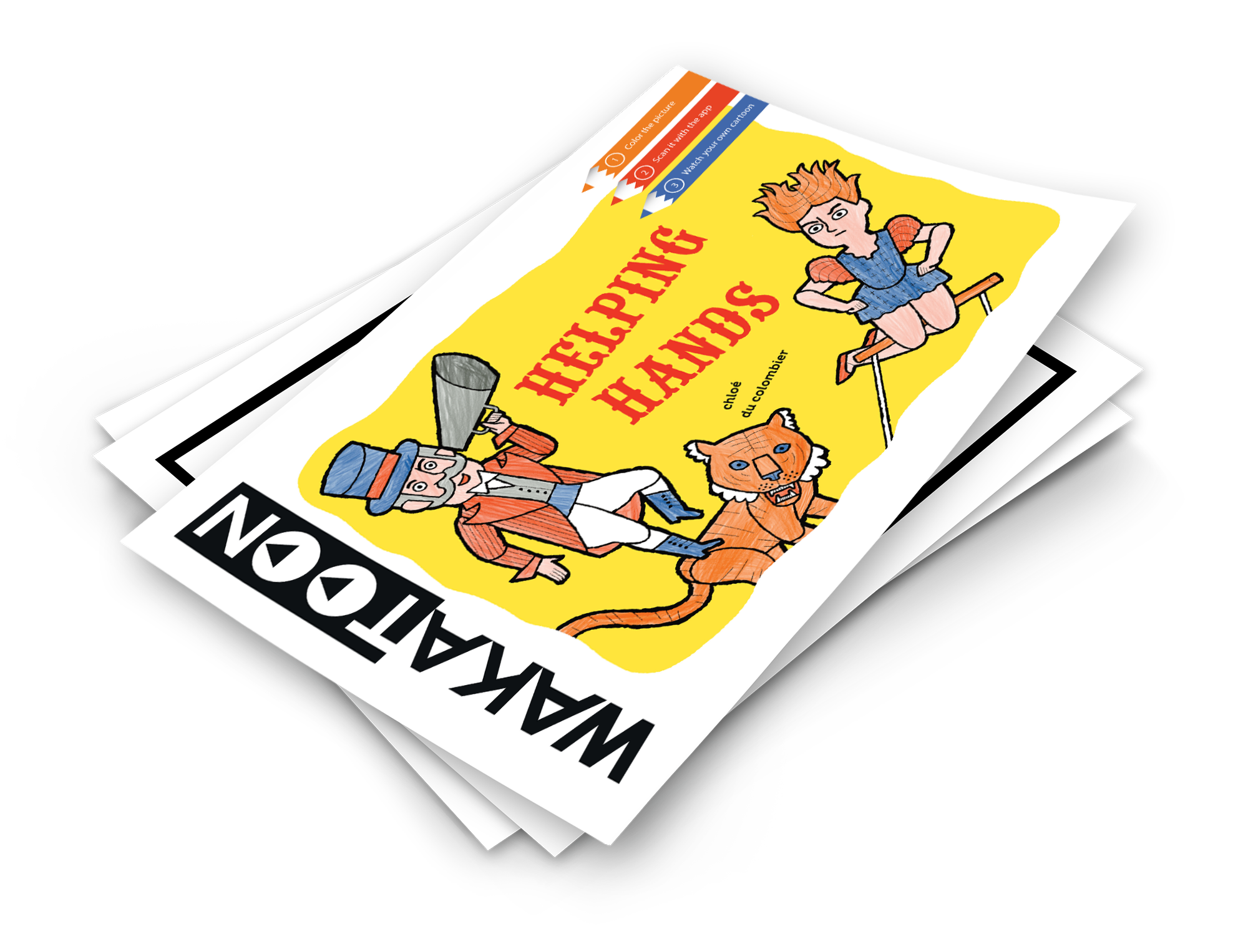 Helping Hands Animated Coloring Album By Wakatoon